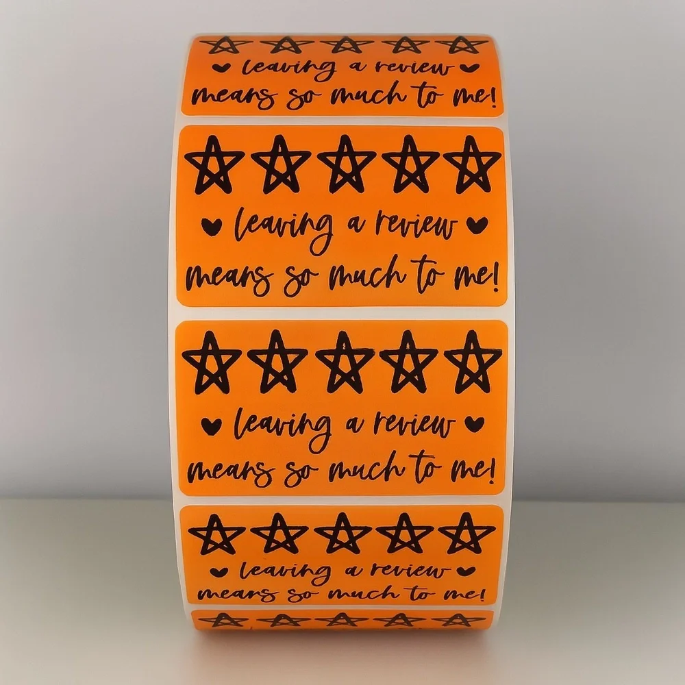 Posh Seller Review Stickers 🌟 “Leaving a Review Means So Much To Me